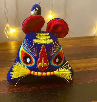 Традиционная китайская игрушка «Матерчатый тигр синий» - символ нового 2022 года!