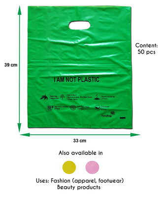 TeloBag Oval Handle Carrier Bag (Green)