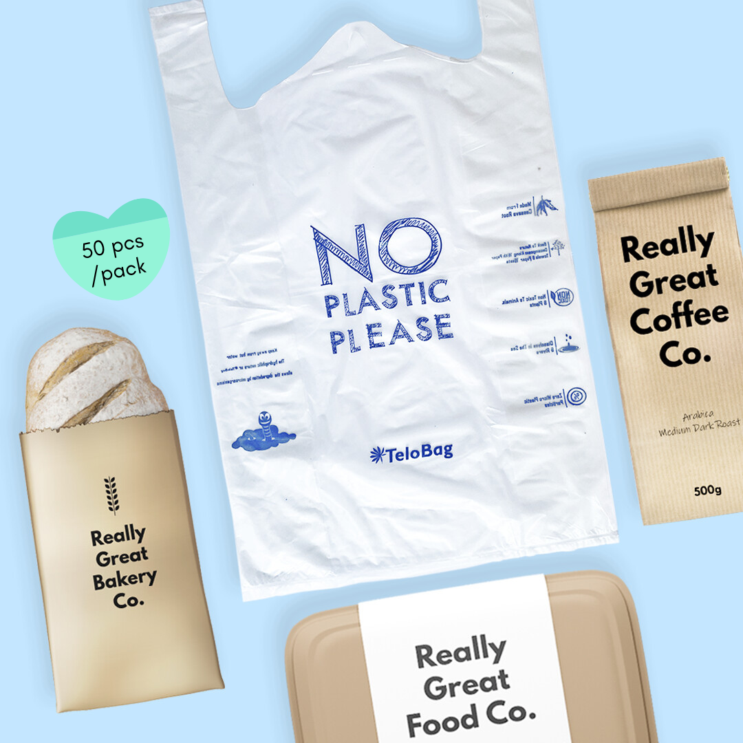 TeloBag Size M 28 Packaging/Trash T-Shirt Bag