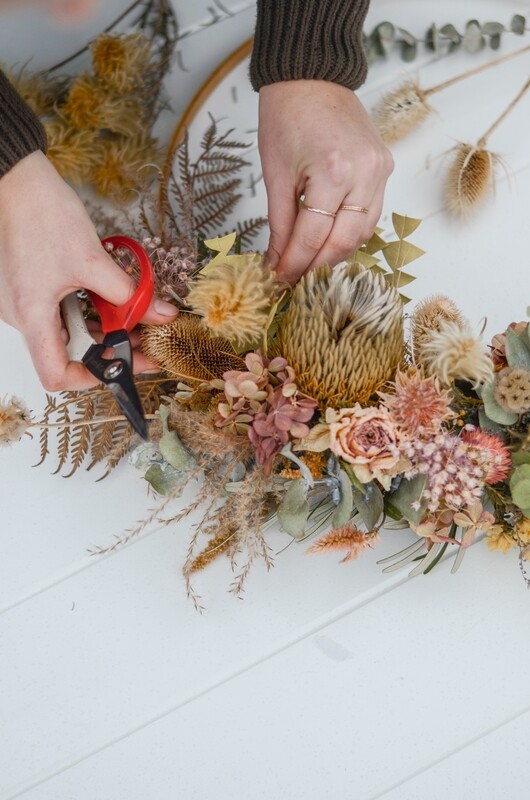 Dried Wreath Workshop