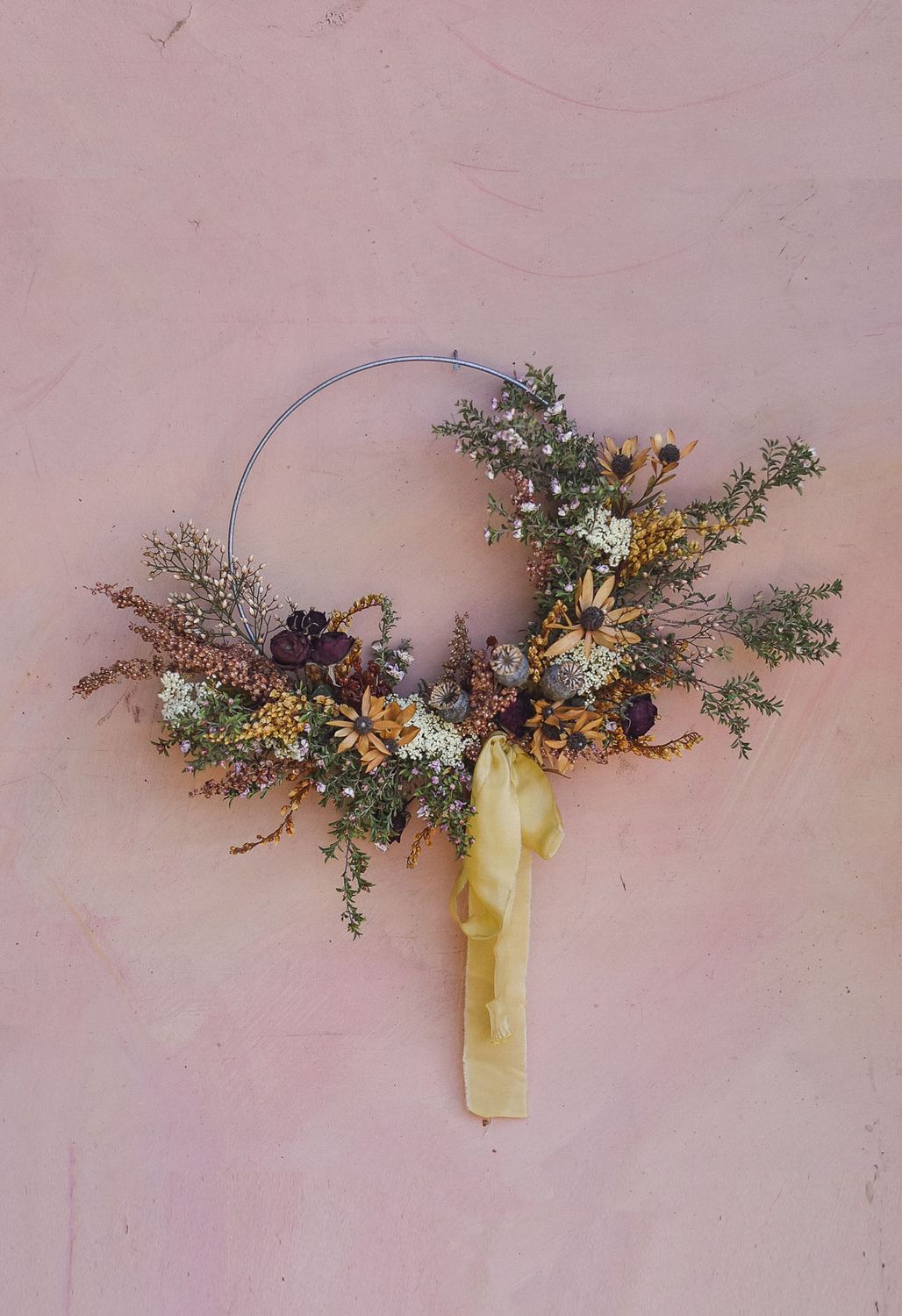 &#39;Woodland&#39; Everlasting Wreath