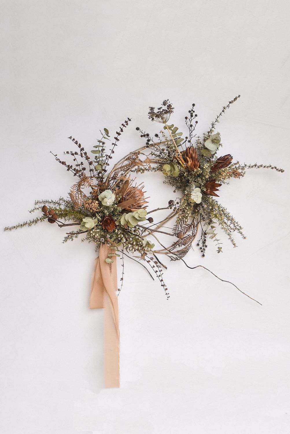 &#39;Woodland&#39; Everlasting Wreath