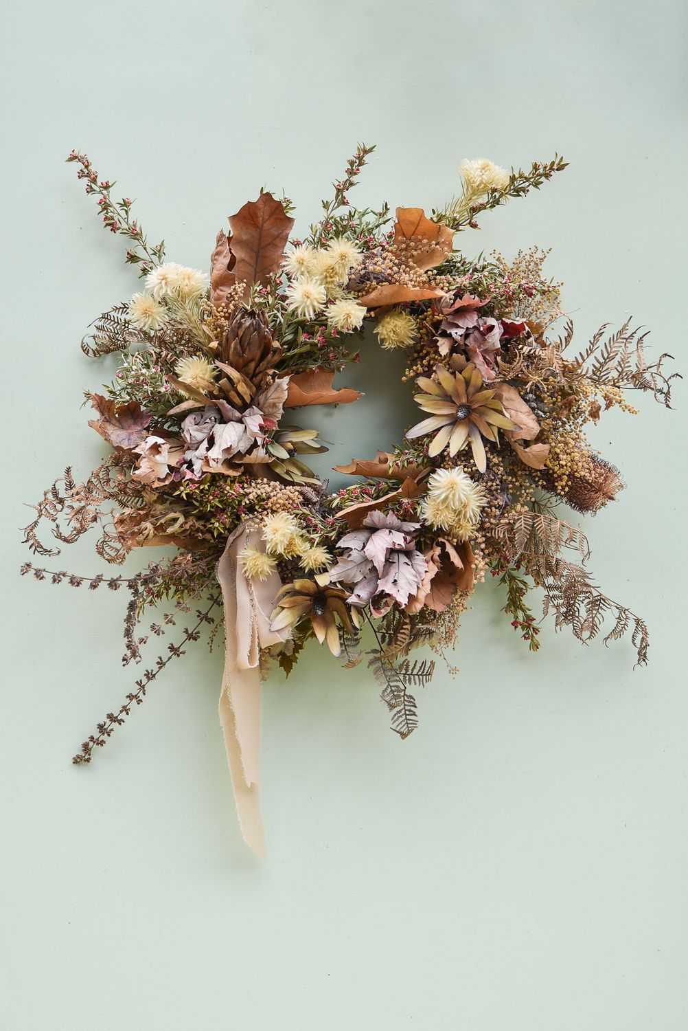 &#39;Woodland&#39; Everlasting Wreath