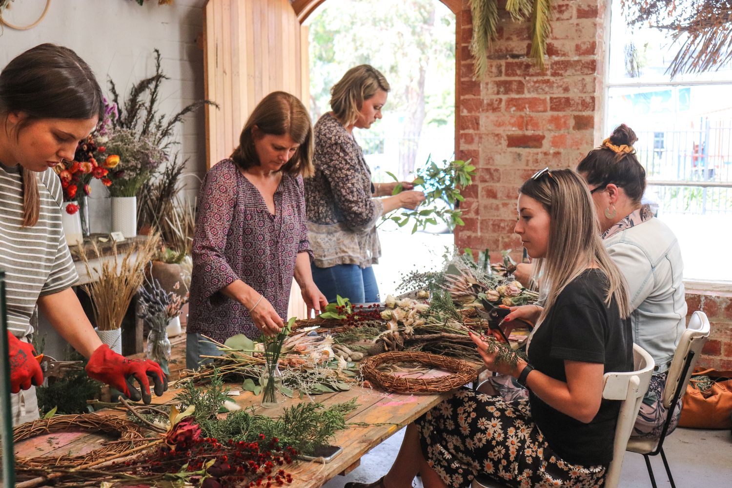 Dried Wreath Workshop