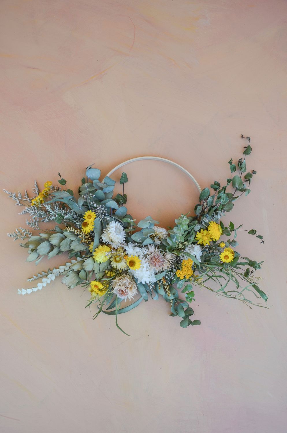'Daisy Field' Everlasting Wreath