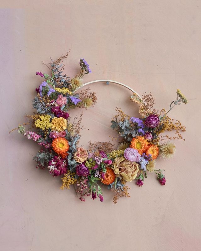 'Colour Pop' Everlasting Wreath