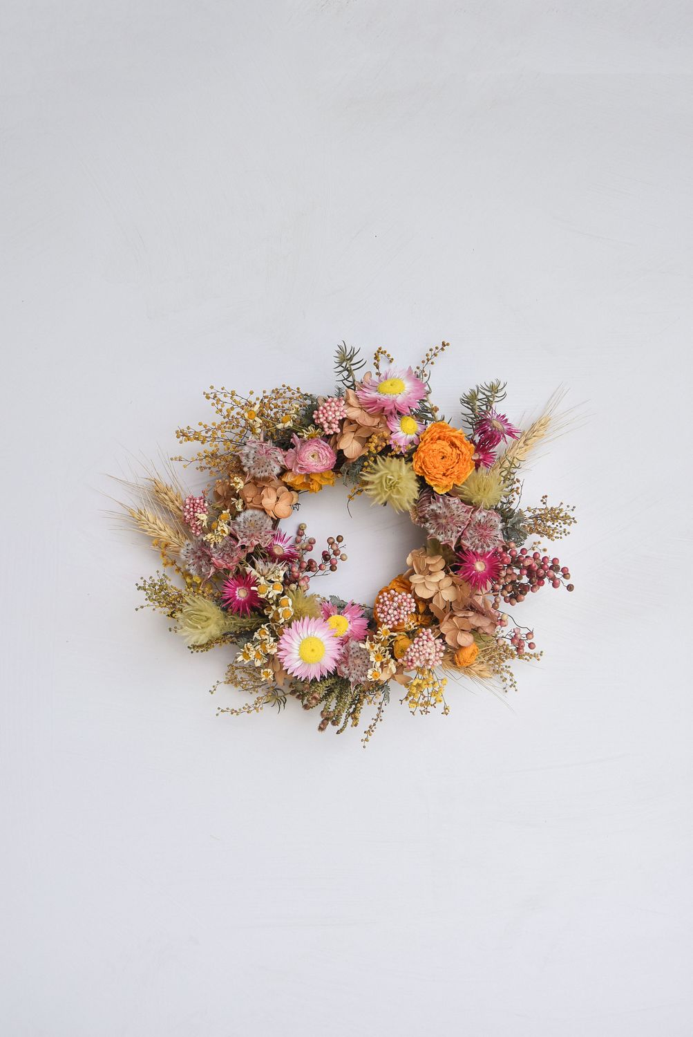 'Sorbet' Everlasting Wreath