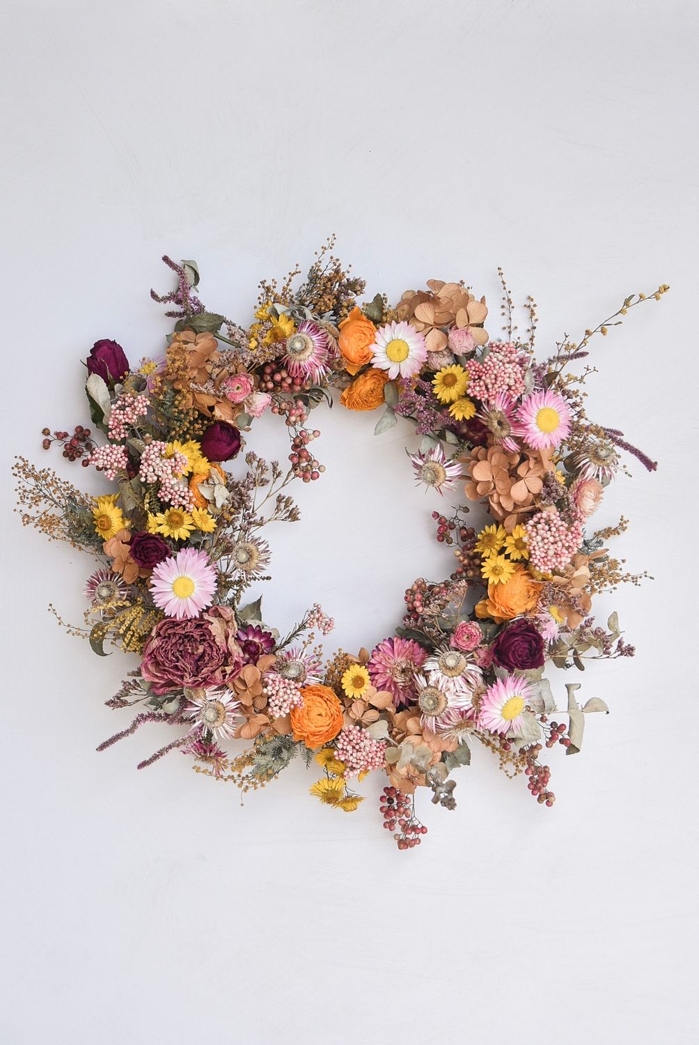 'Sorbet' Everlasting Wreath