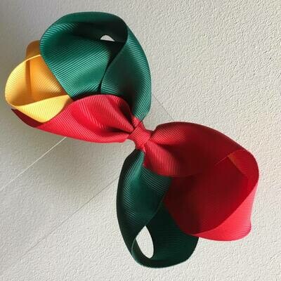 Multi Coloured 5.5&quot; Loopy Bow