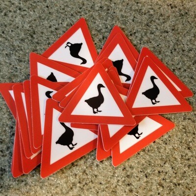 Goose Alert Sticker