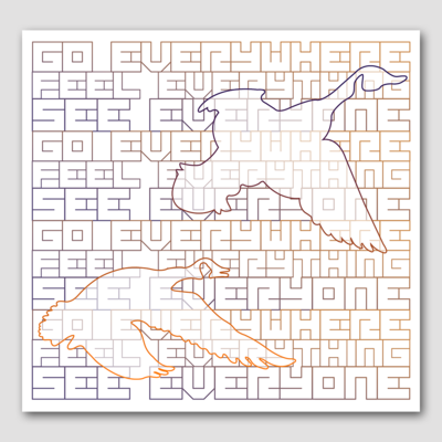 A Western Sun Sticker