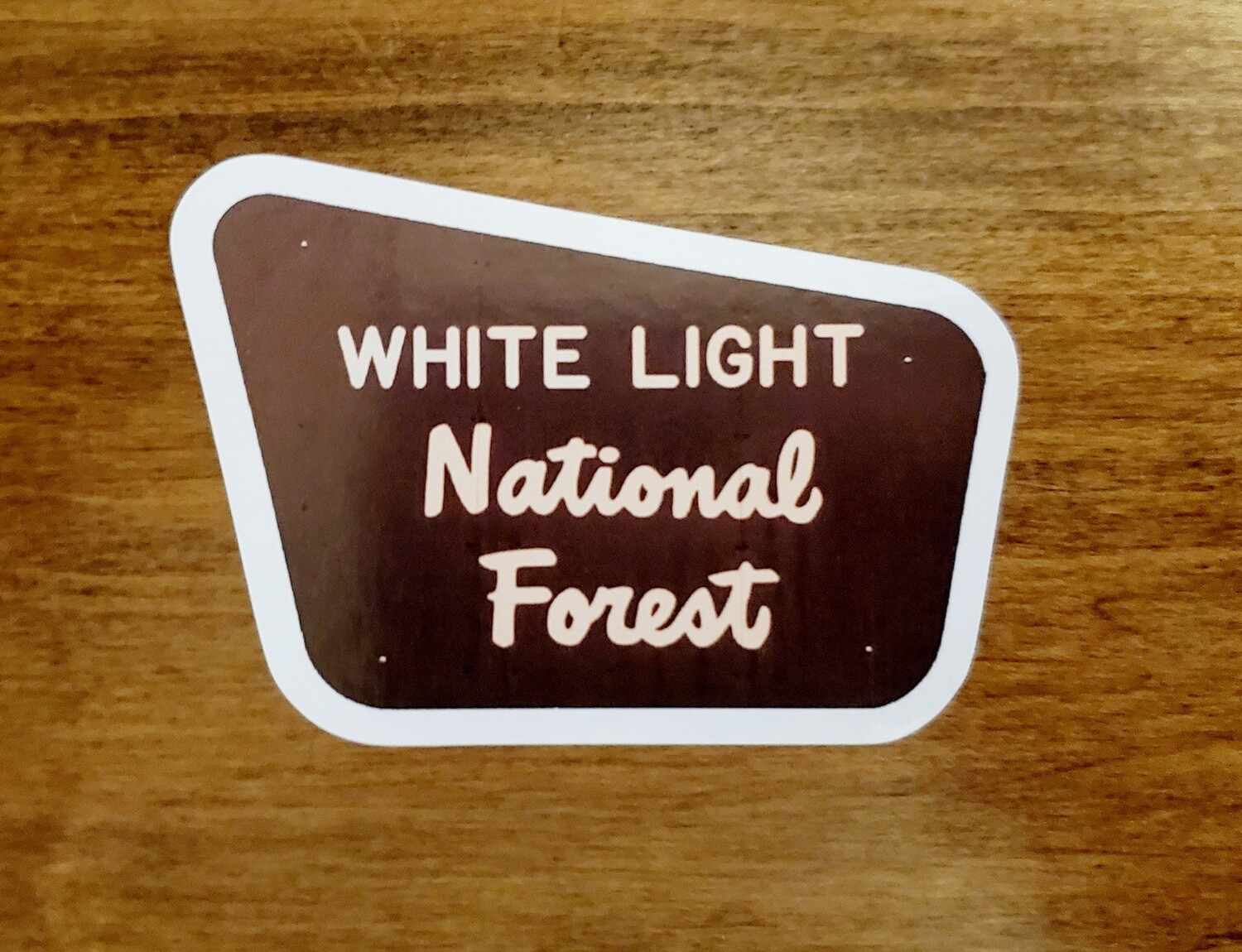 White Light National Forest Sticker