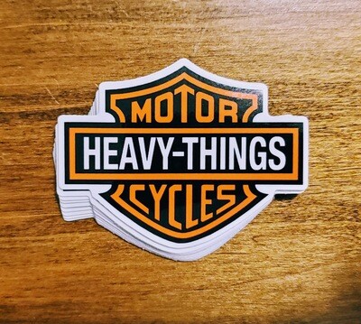 Heavy Things Sticker
