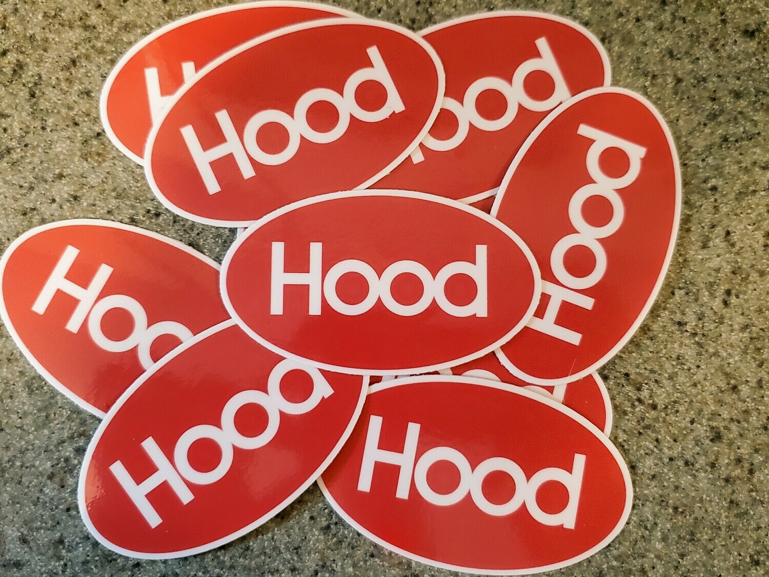 Hood Logo Sticker
