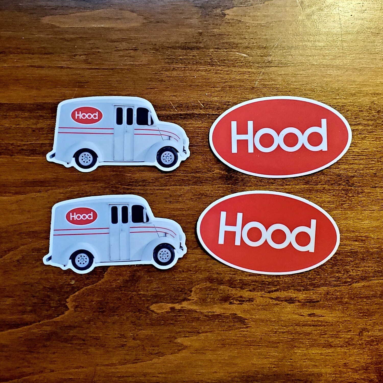 Hood Stickers (2 of Each)