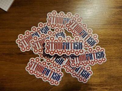 Straightish Sticker