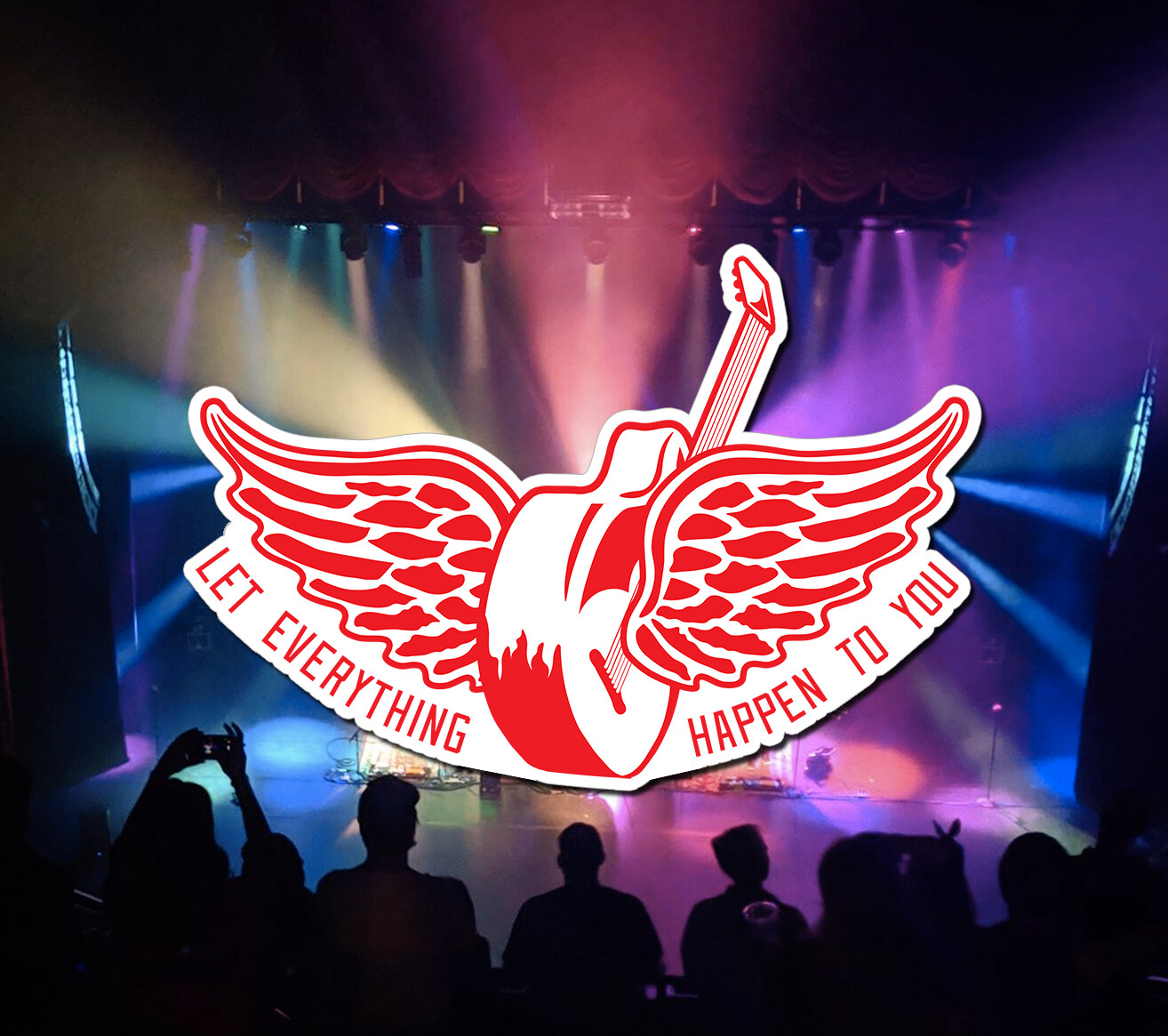 Wings for Wheels sticker - 3 inches