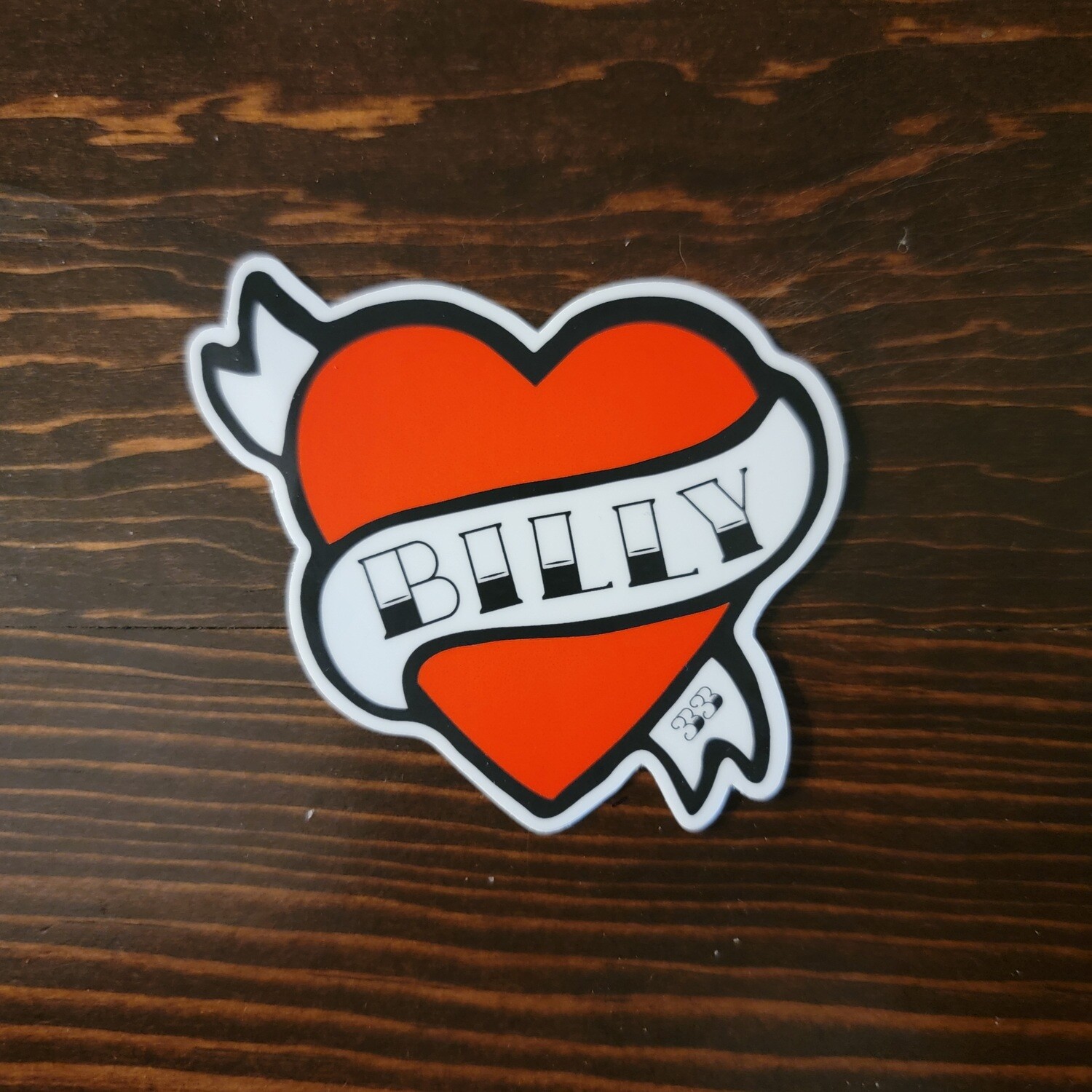Billy Heart Sticker