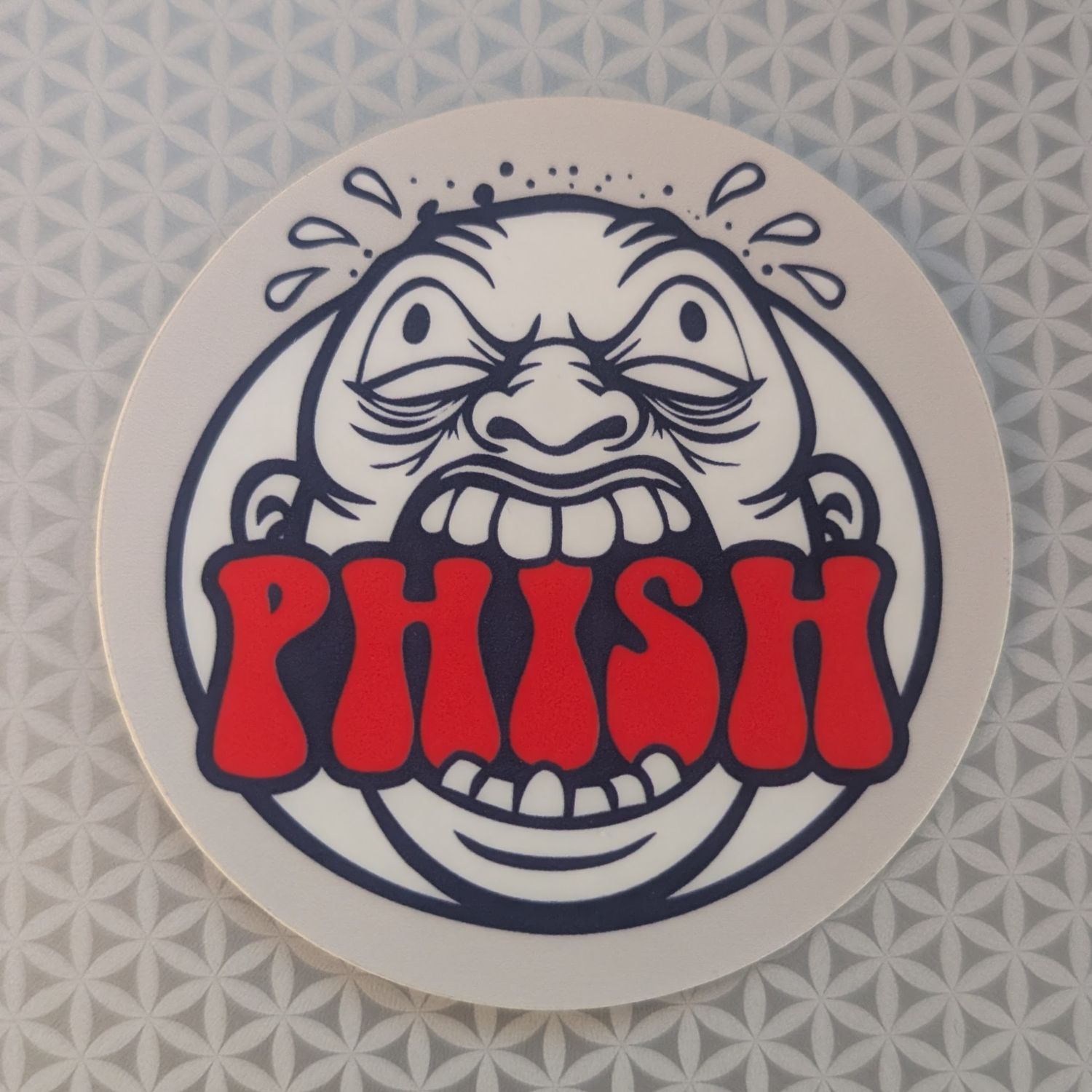 Eat it PHISH round sticker