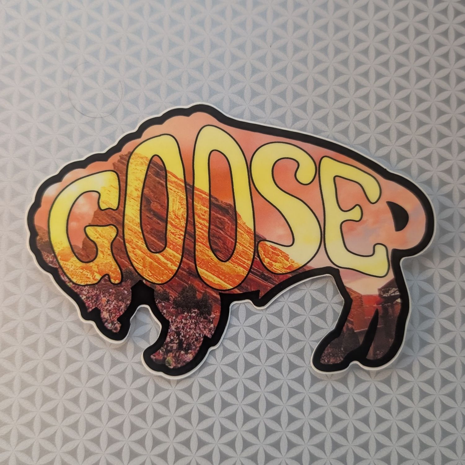 Goose Red Rocks Sticker