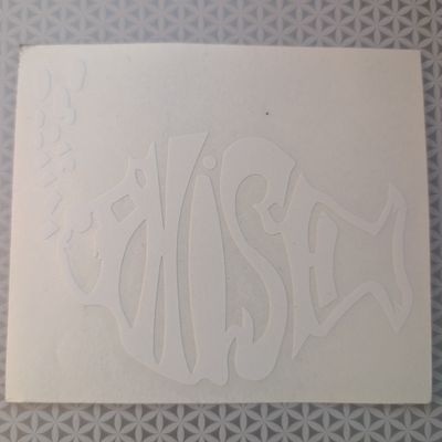 Phish Logo Transfer Sticker (White)