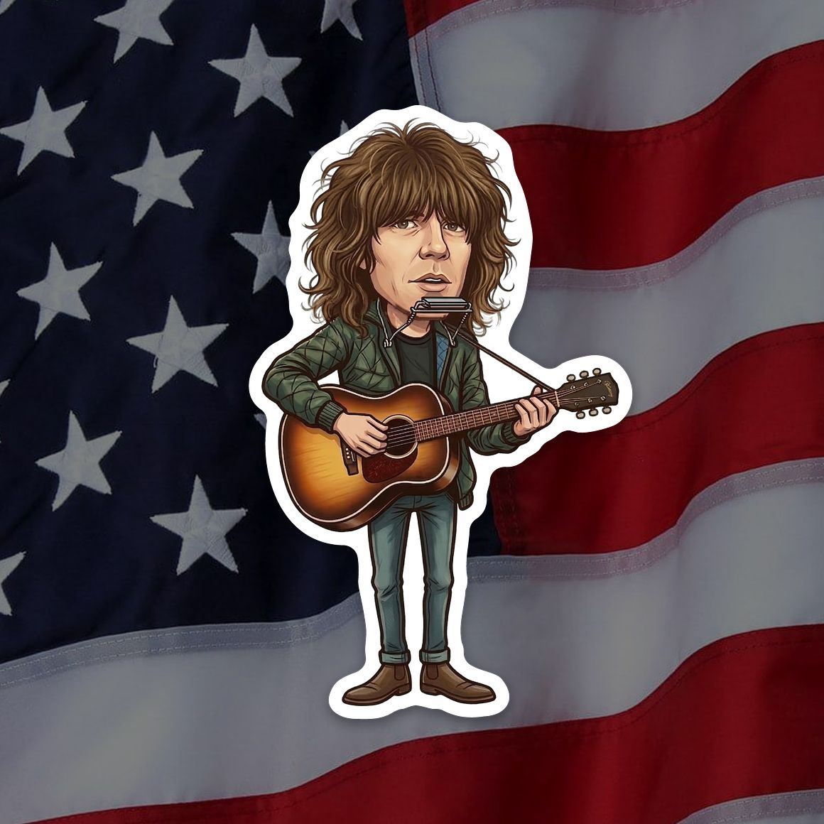 Jesse Welles Sticker - 3 inches