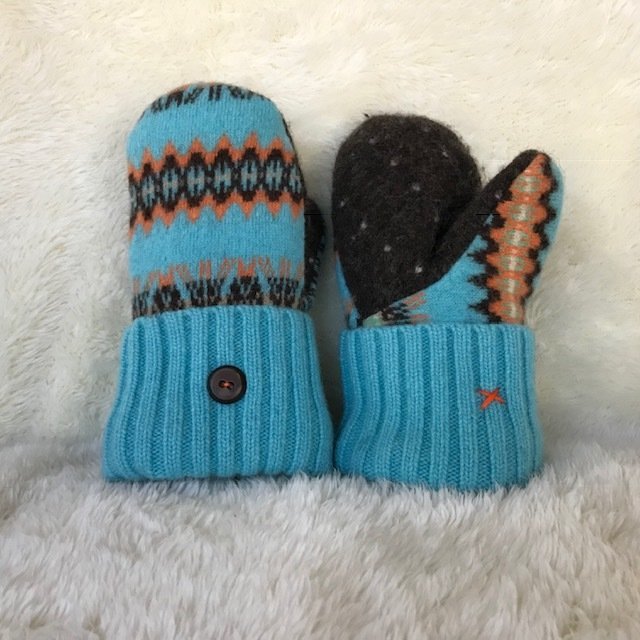 Child Small teal with orange/brown
