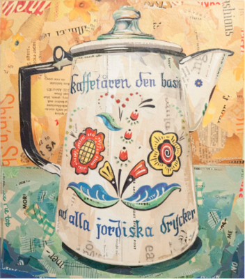 "Berggren Enamel Coffee Kettle"  print     2015