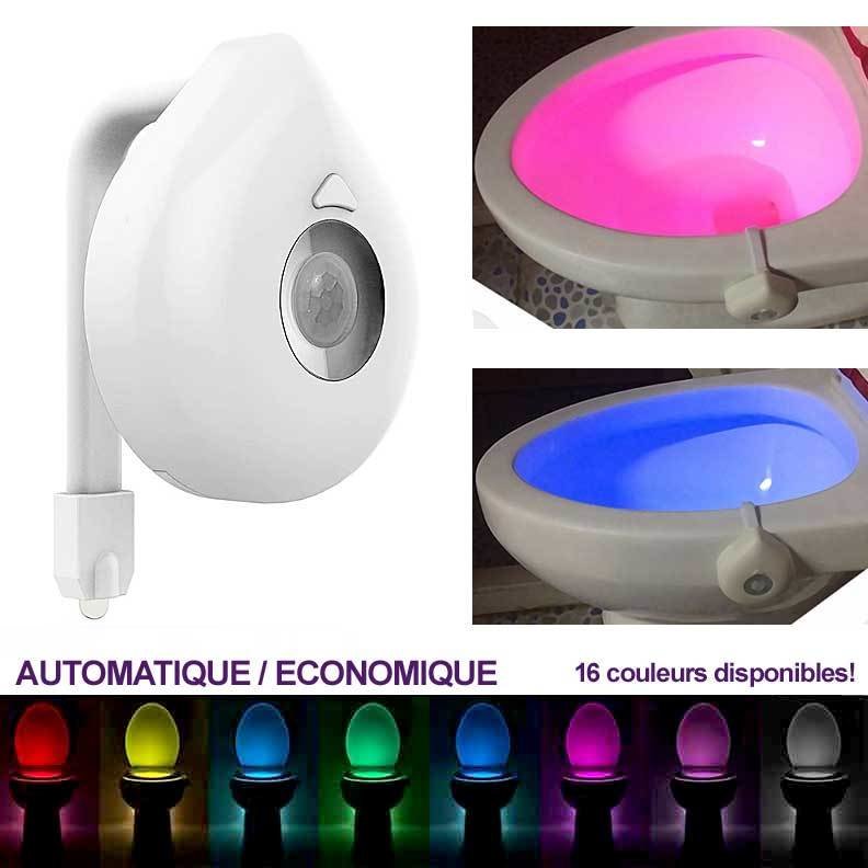 Veilleuse toilette Evolution Automatique 16 couleurs