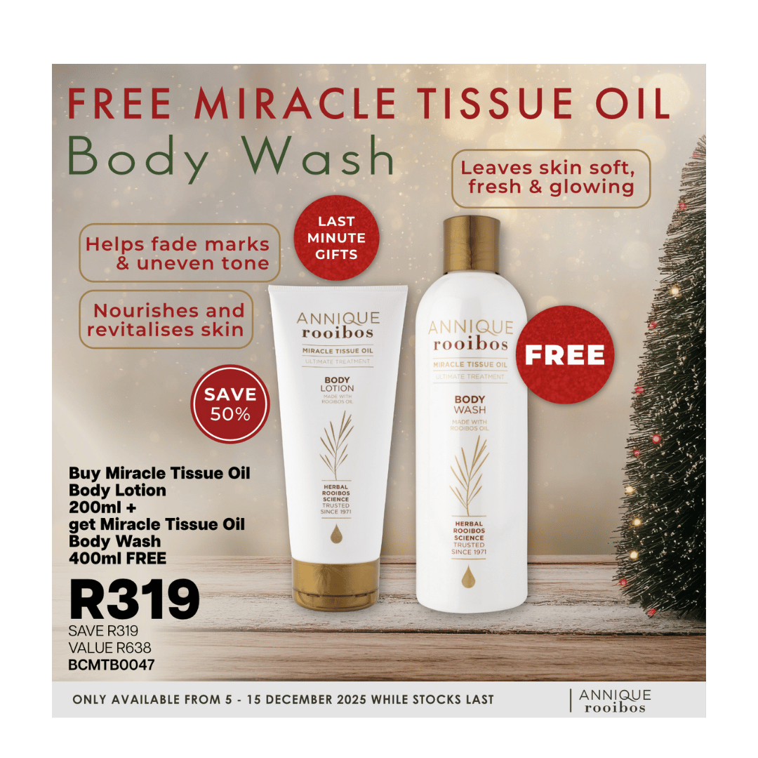 Miracle Tissue oil combo - Body lotion &amp; free Bodywash
