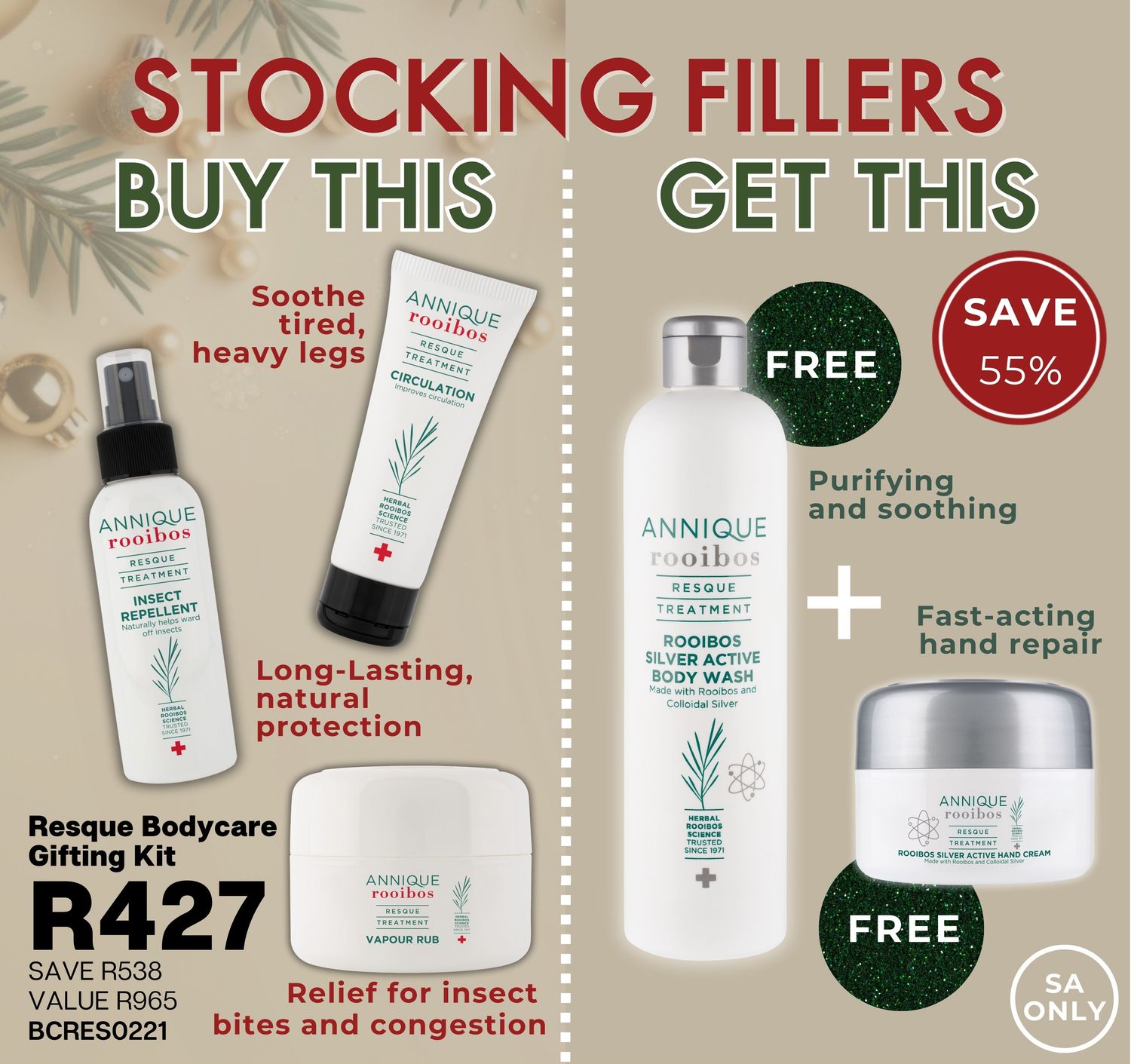 Resque Bodycare Gift Set