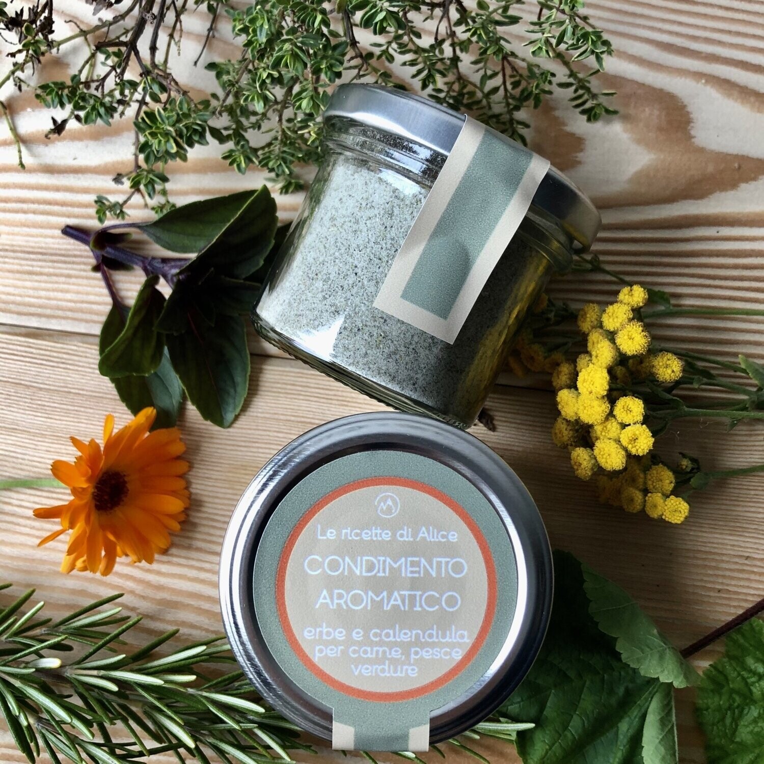 CONDIMENTO AROMATICO | SALE ALLE ERBE E CALENDULA