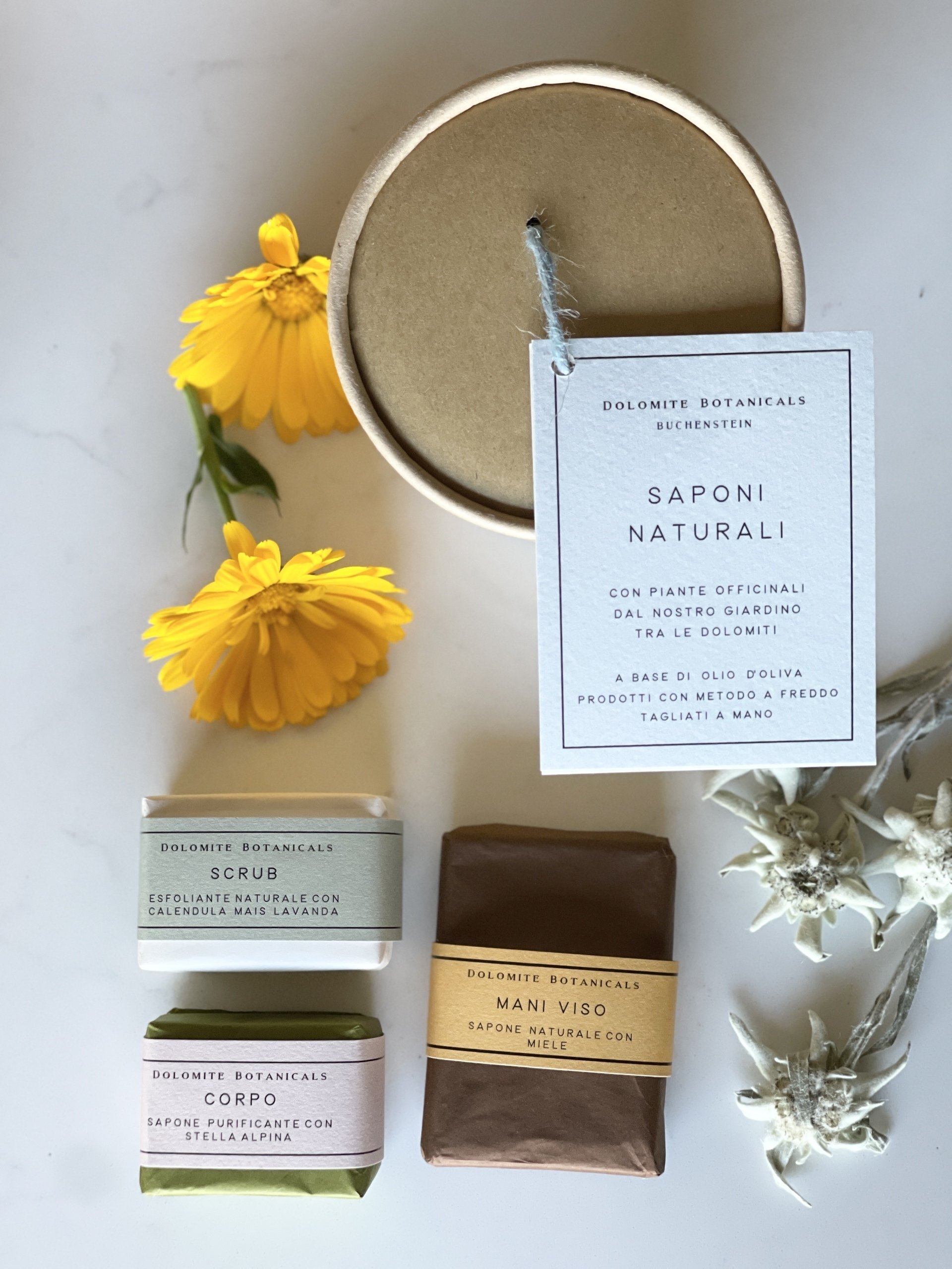 SAPONI VEGETALI IN VASO | Tris saponette