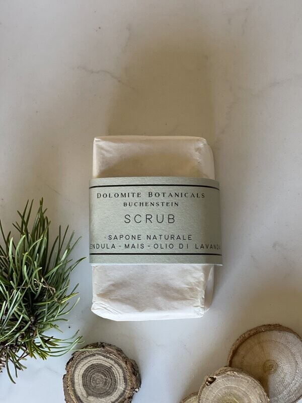 SCRUB  calendula, mais e olio di lavanda