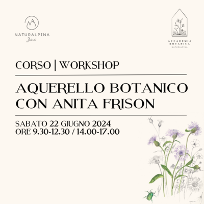 Acquerello botanico | Corso & Workshop con Anita Frison