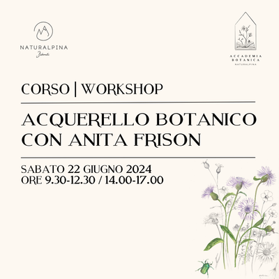 Acquerello botanico | Corso & Workshop con Anita Frison