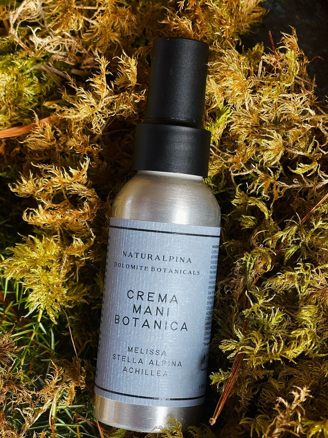 CREMA MANI BOTANICA con Melissa, Stella Alpina e Achillea
