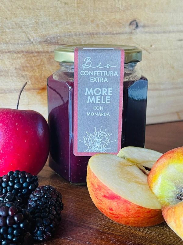 Confettura Extra di Mele e More con Monarda | Le Botaniche