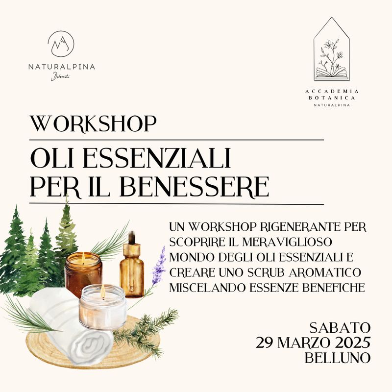 OLI ESSENZIALI PER IL BENESSERE - WORKSHOP SCRUB AROMATICO