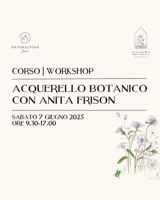 Acquerello botanico | Corso & Workshop con Anita Frison