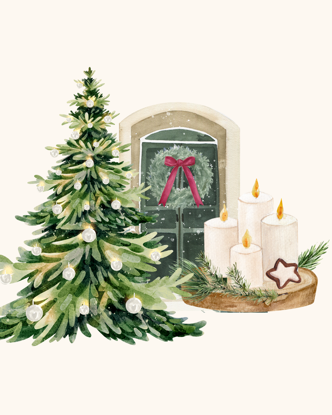 Laboratorio natalizio: CORONA D'AVVENTO con materiali naturali