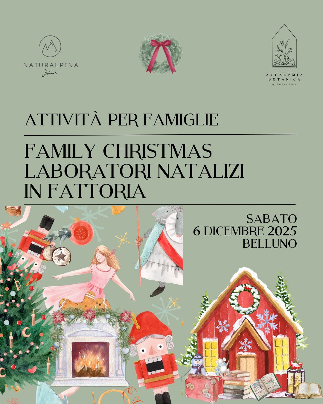 Laboratori Natalizi in fattoria | Family Christmas (turno SABATO) Laboratori Natalizi in fattoria | Family Christmas (turno SABATO)