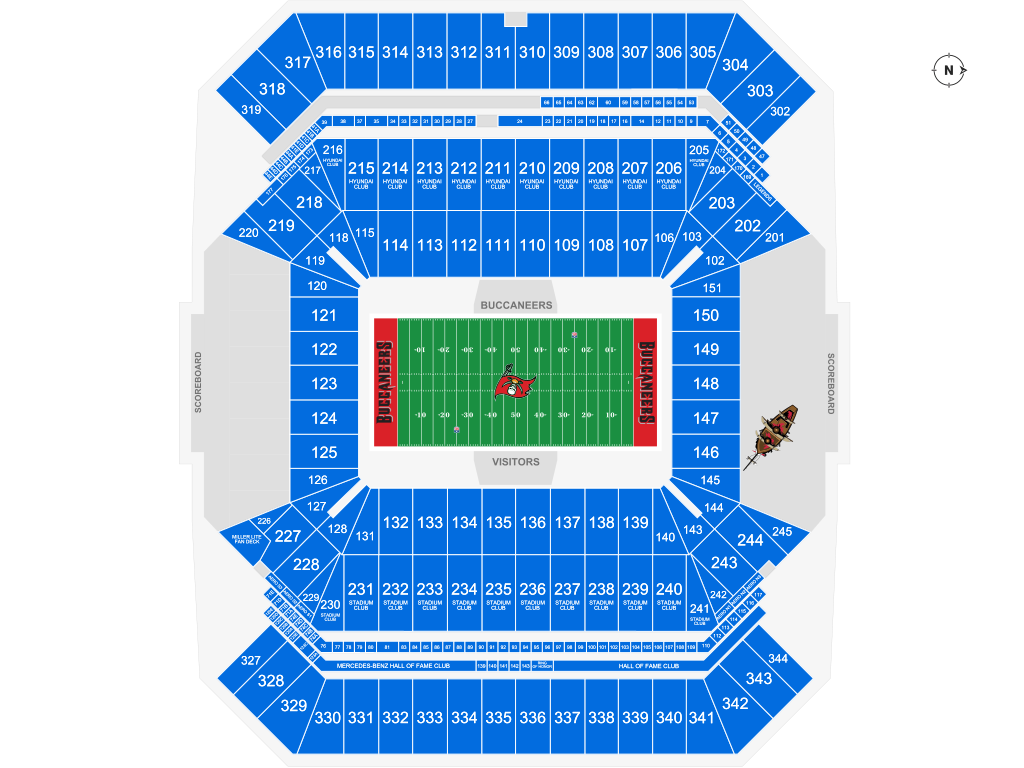 Bucs vs Falcons - Section 131