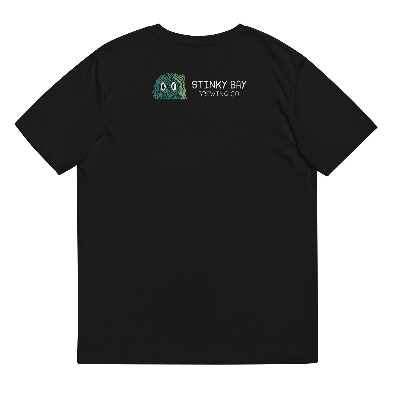 Small Embroidered Sven Unisex organic cotton t-shirt, Color: Black, Size: S