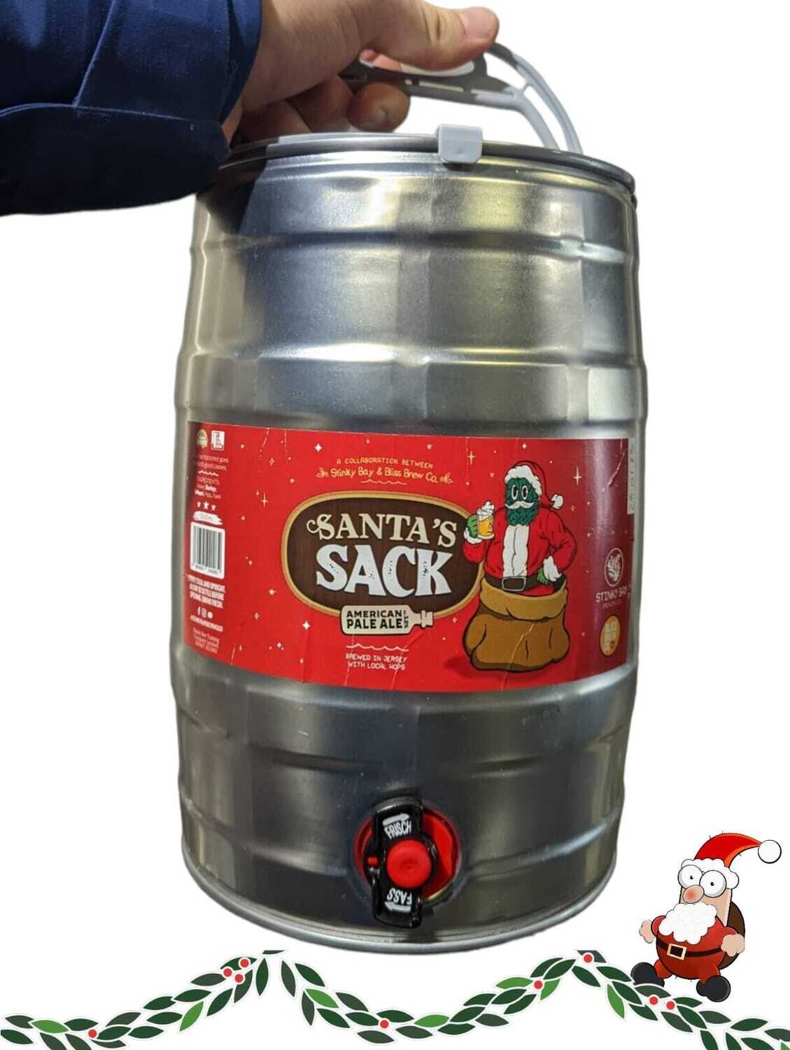 Santa's Sack mini-keg