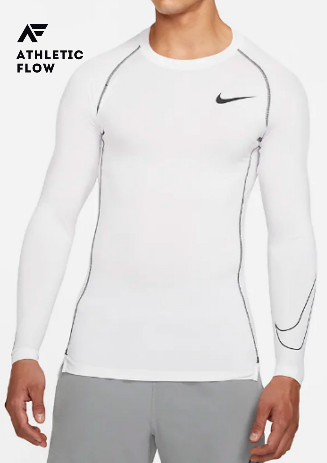 nike m np top ls tight