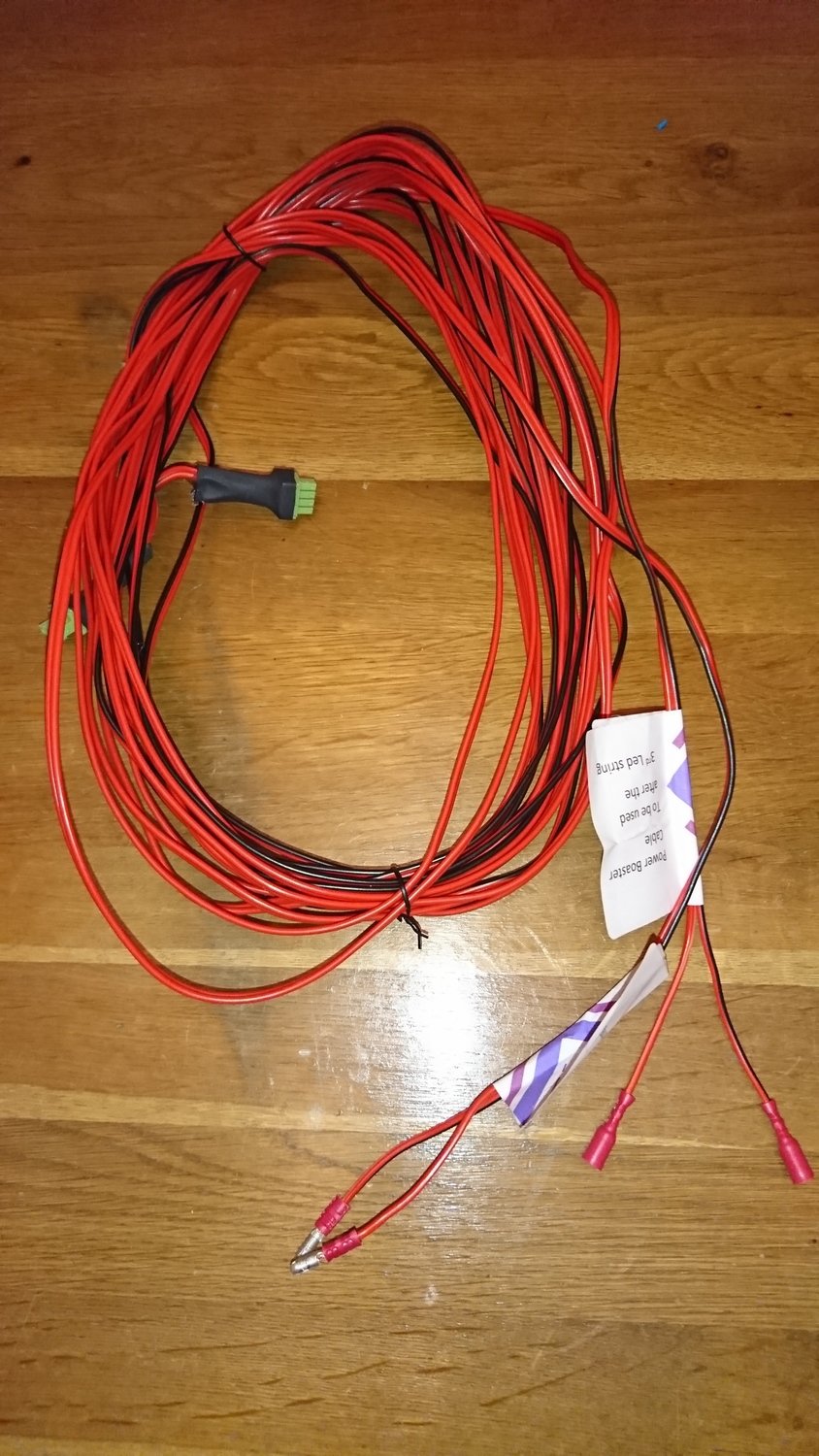 Power Booster cable for 400+ LED&#39;s
