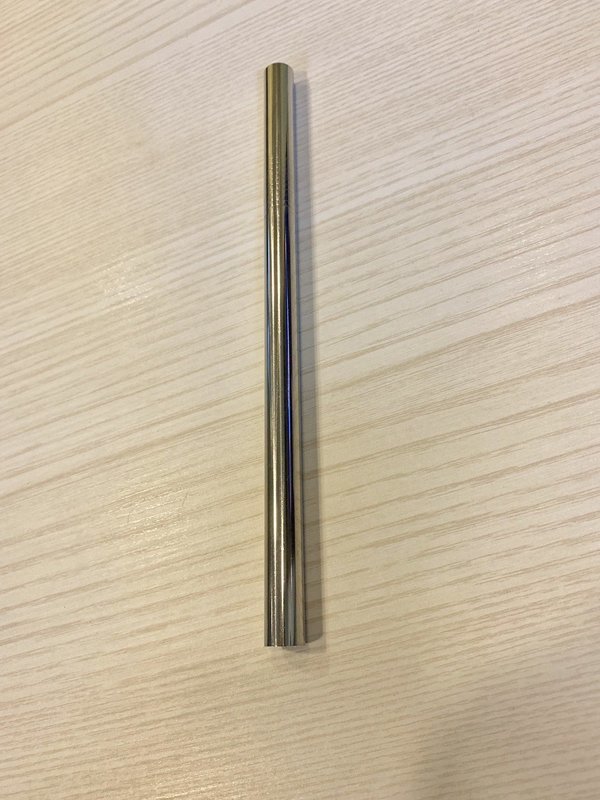 Bubble Tea Metal Straw (Silver)