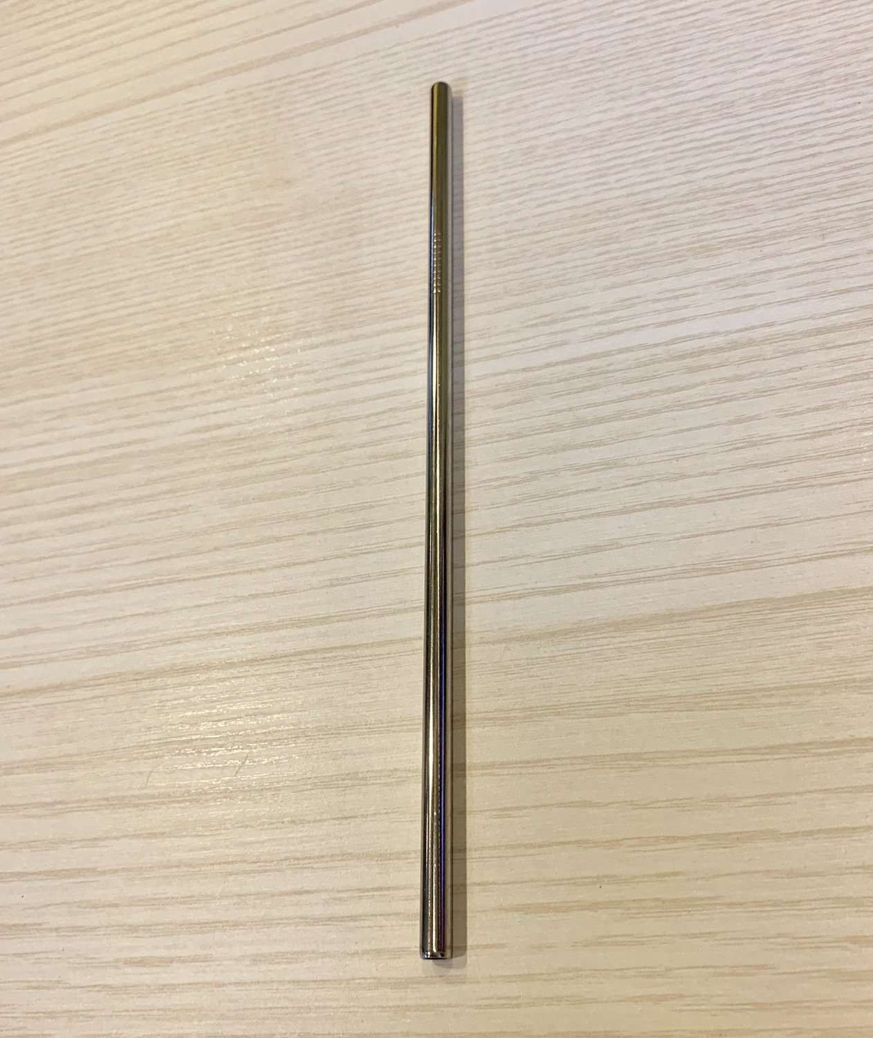 Straight Metal Straw (Silver)