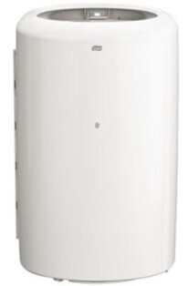 Tork WHITE Rubbish Bin, 50 Litres, Wall Mounted or Free Standing *TWRB50*